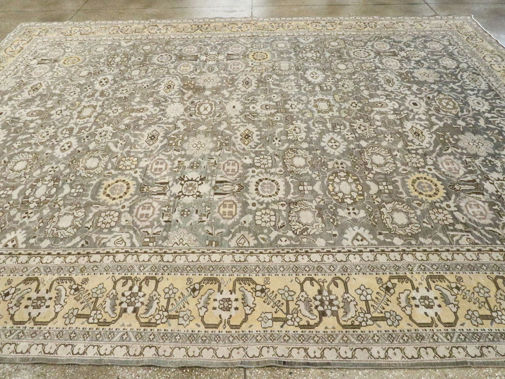 Vintage Persian Malayer Room Size Carpet, No.20564 - Gsblank