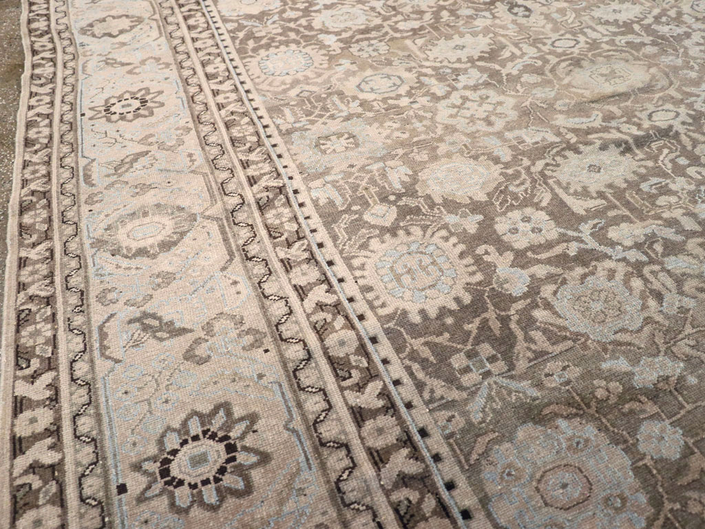Vintage Persian Malayer Room Size Carpet, No.20565 - Gsblank