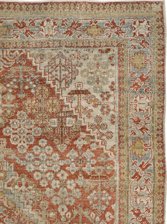 Vintage Persian Joshegan Rug, No.20605 - Gsblank