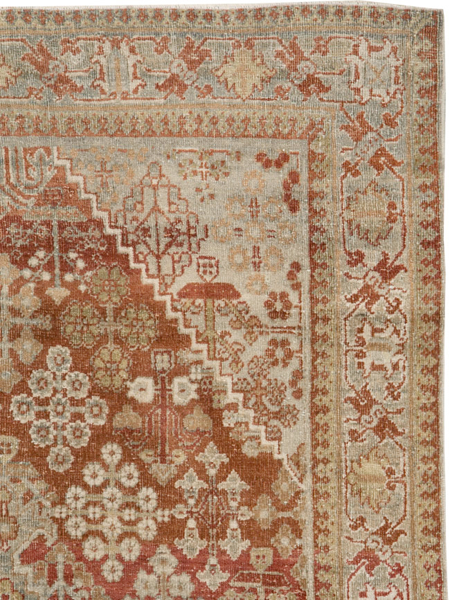 Vintage Persian Joshegan Rug, No.20605 - Gsblank