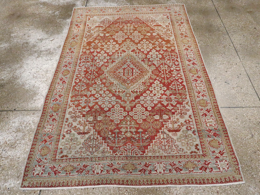Vintage Persian Joshegan Rug, No.20605 - Gsblank