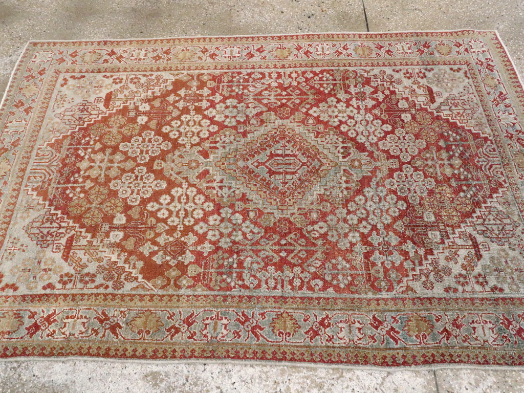 Vintage Persian Joshegan Rug, No.20605 - Gsblank