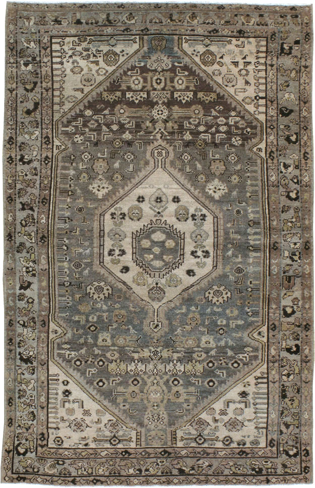 Vintage Persian Malayer Rug, No.20615 - Gsblank