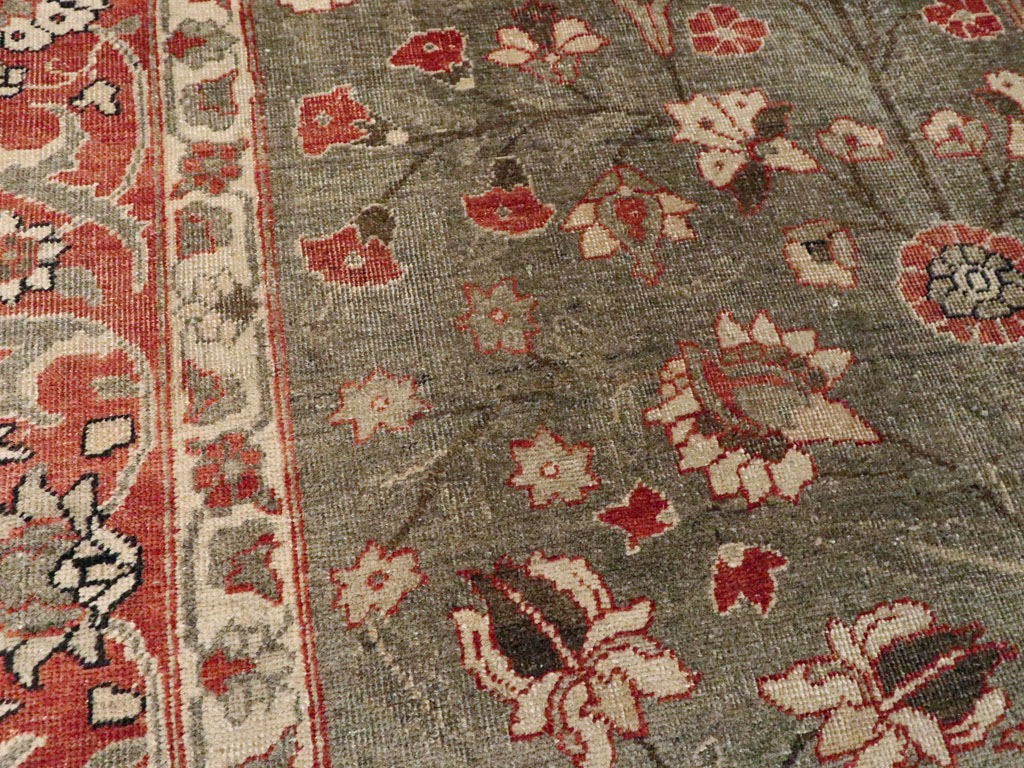 Antique Persian Tabriz Sampler Rug, No.20619 - Gsblank
