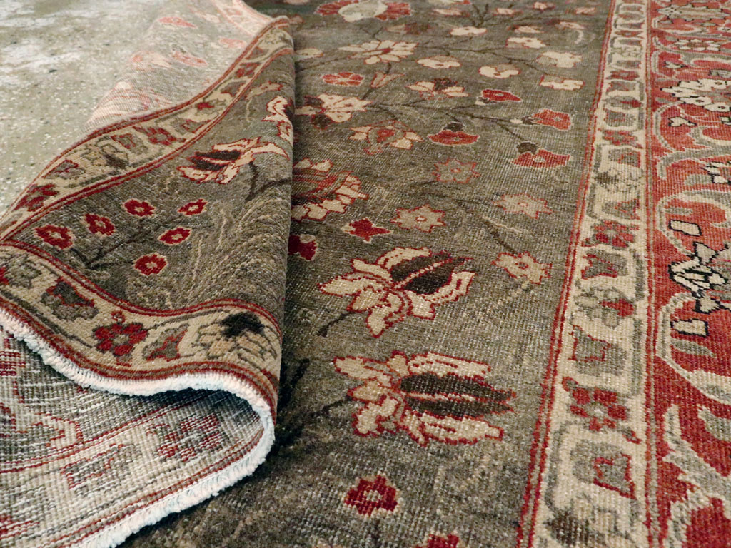 Antique Persian Tabriz Sampler Rug, No.20619 - Gsblank