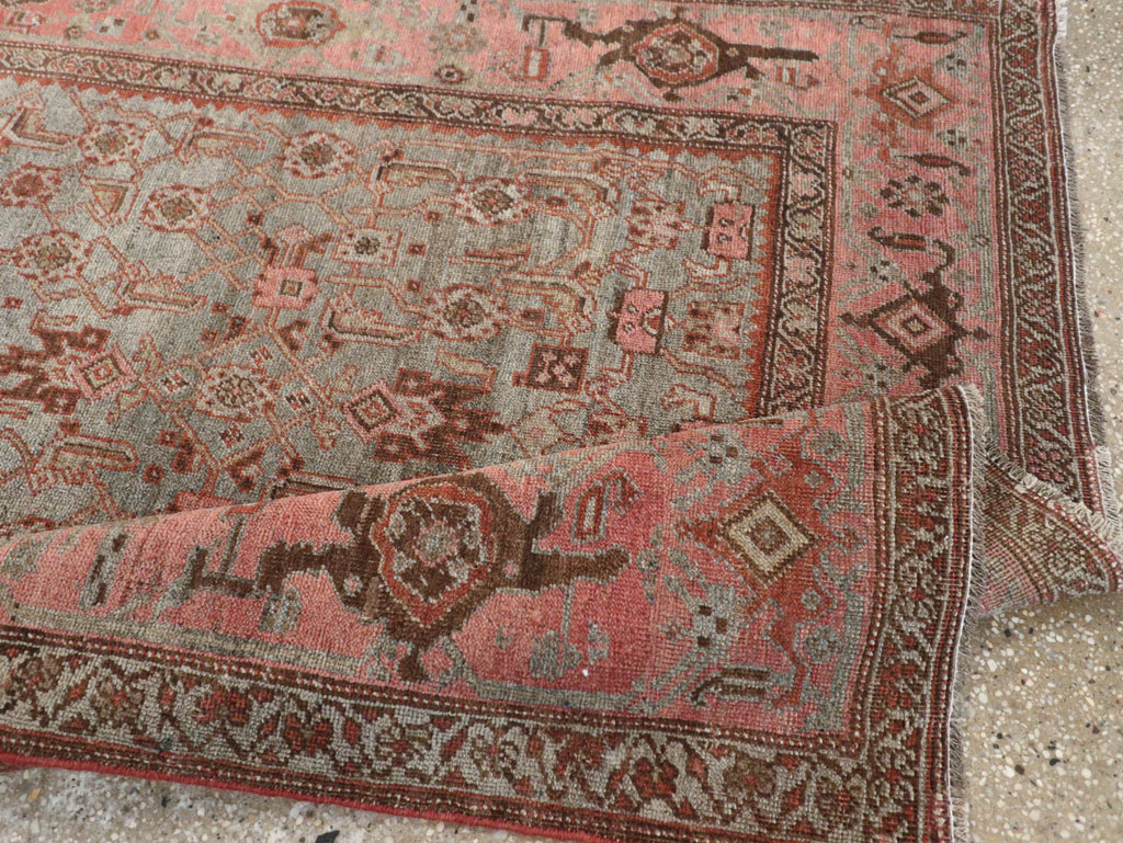 Antique Persian Bidjar Accent Rug, No.20624 - Gsblank