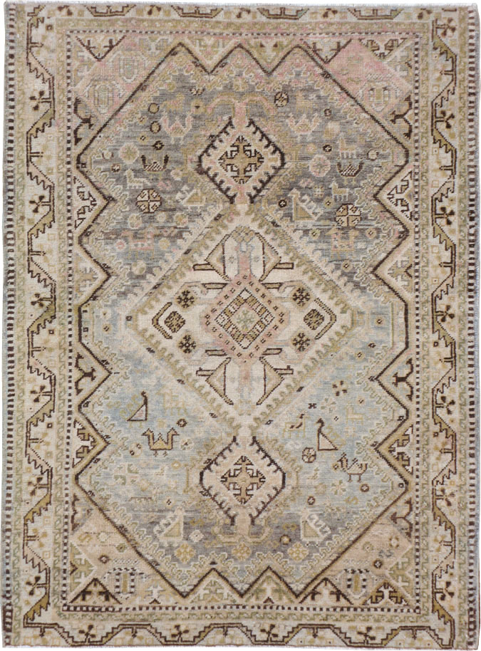 Vintage Persian Afshar Rug, No.20663 - Gsblank