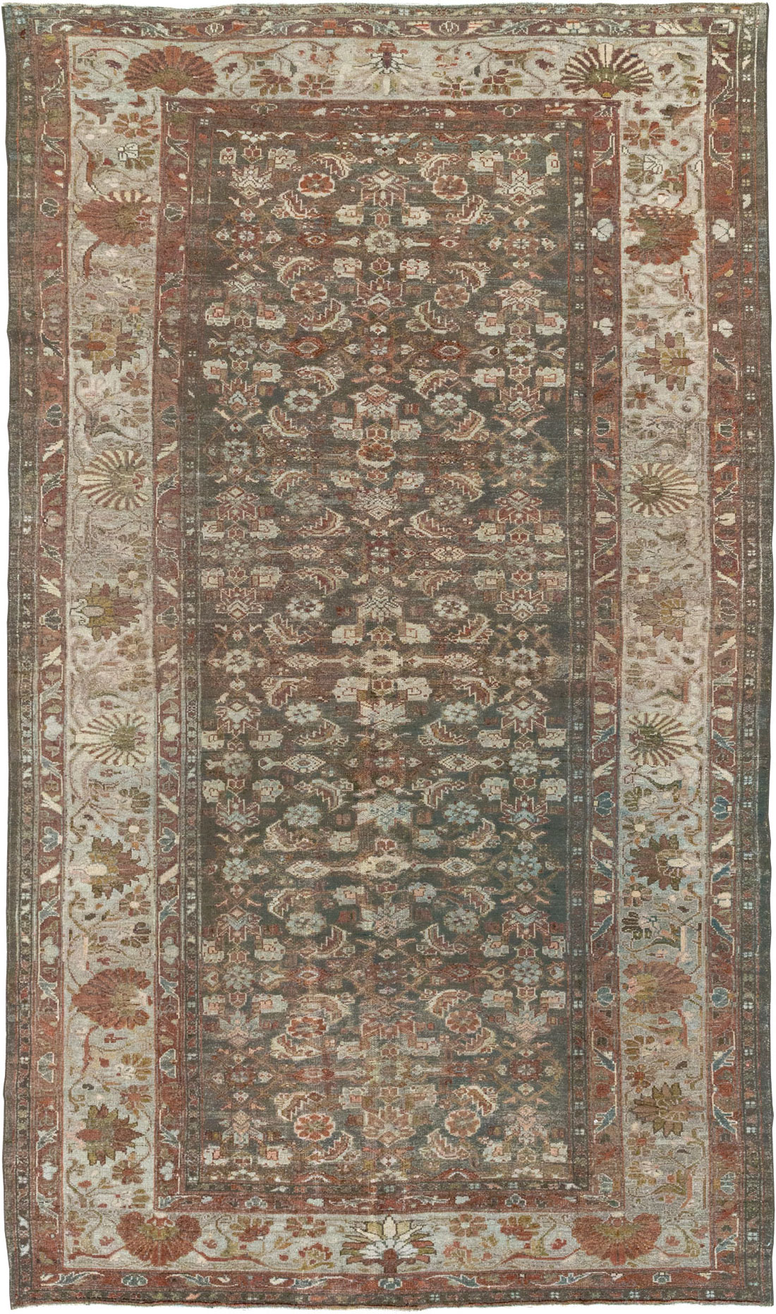 Antique Persian Malayer Gallery Carpet, No.20686 - Gsblank