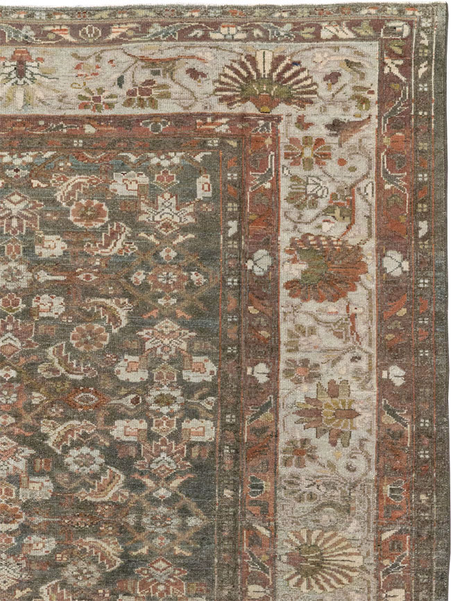 Antique Persian Malayer Gallery Carpet, No.20686 - Gsblank