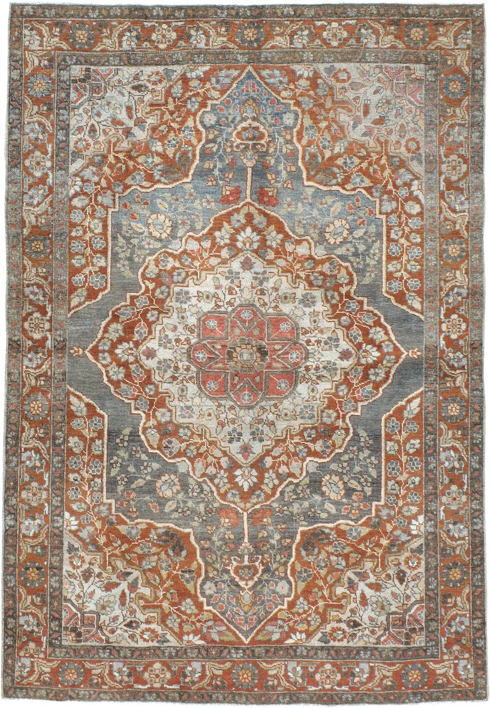 Antique Persian Tabriz Rug, No.20694 - Gsblank