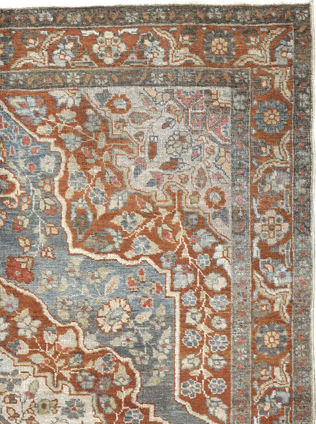 Antique Persian Tabriz Rug, No.20694 - Gsblank