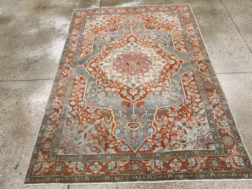 Antique Persian Tabriz Rug, No.20694 - Gsblank