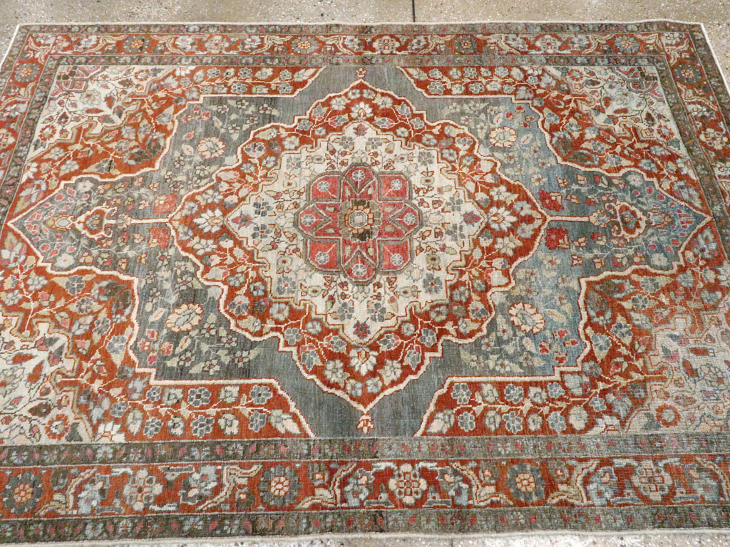 Antique Persian Tabriz Rug, No.20694 - Gsblank