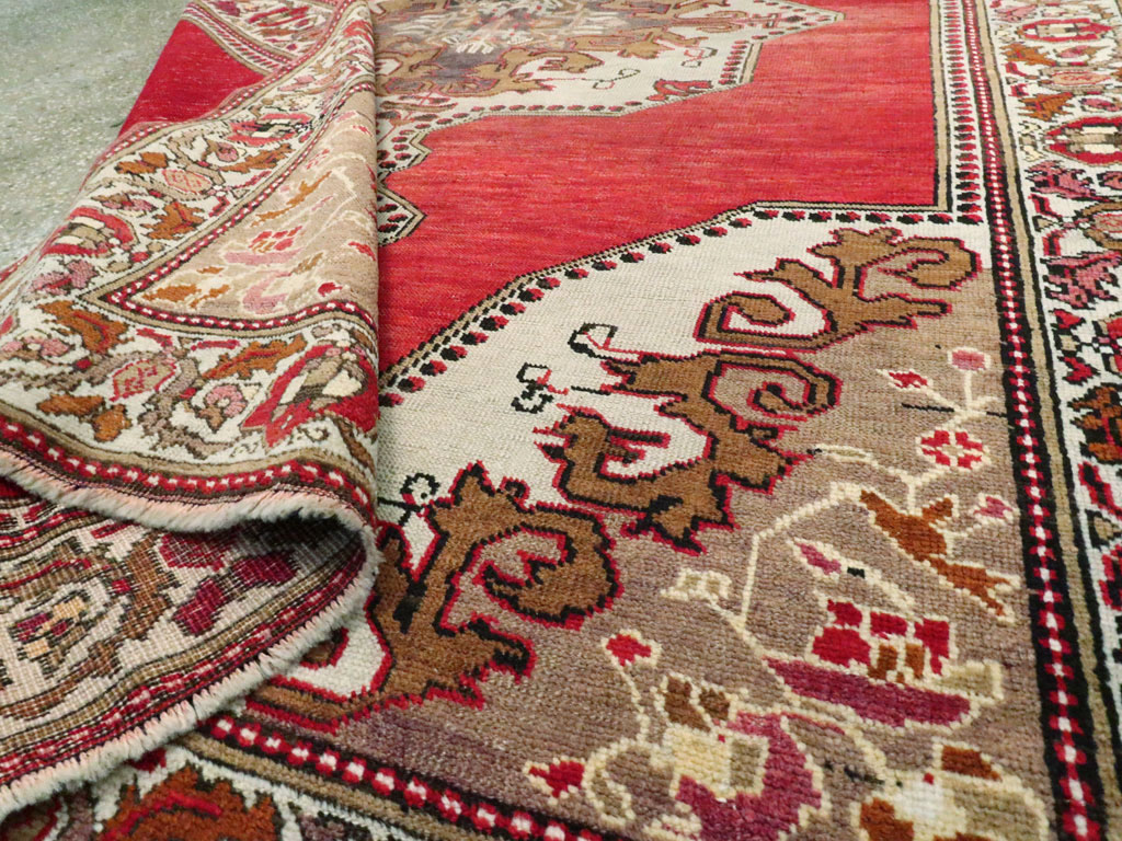 Vintage Turkish Oushak Rug, No.20696 - Gsblank