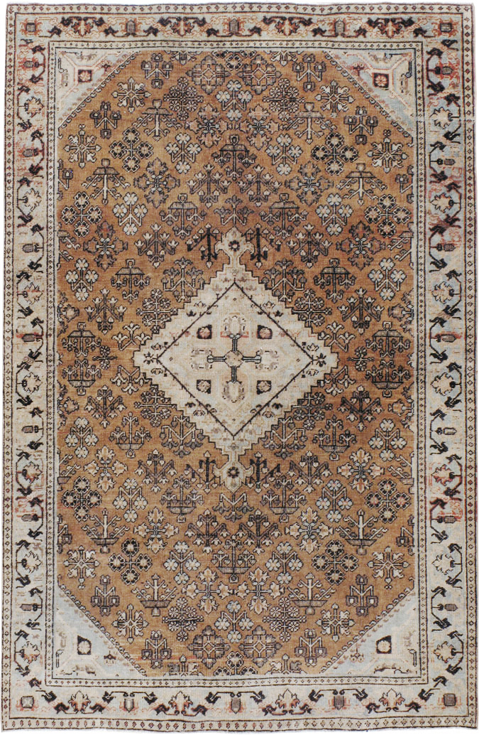 Vintage Persian Joshegan Rug, No.20699 - Gsblank