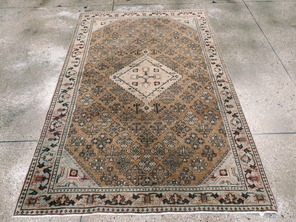 Vintage Persian Joshegan Rug, No.20699 - Gsblank