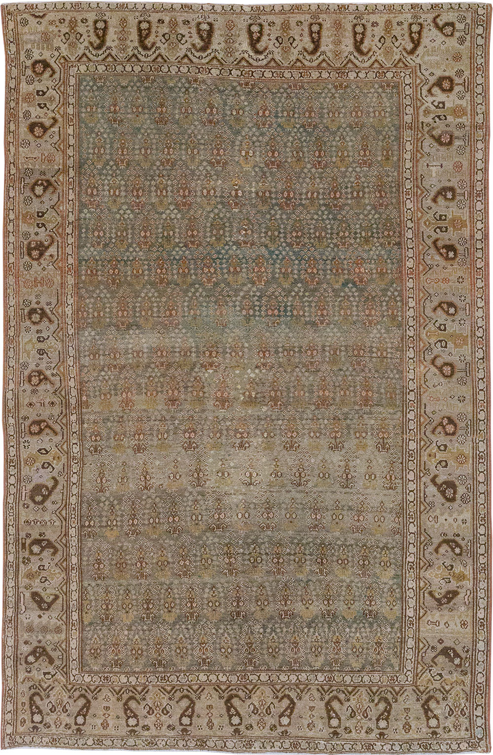 Vintage Persian Malayer Rug, No.20701 - Gsblank