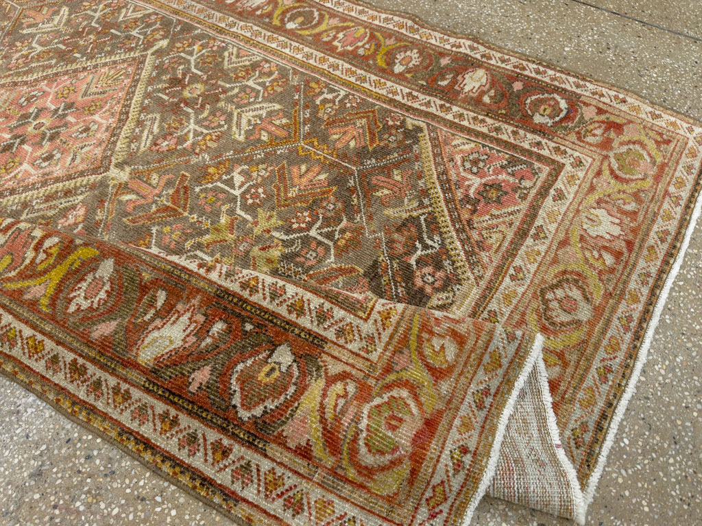 Vintage Persian Malayer Accent Rug, No.20703 - Gsblank