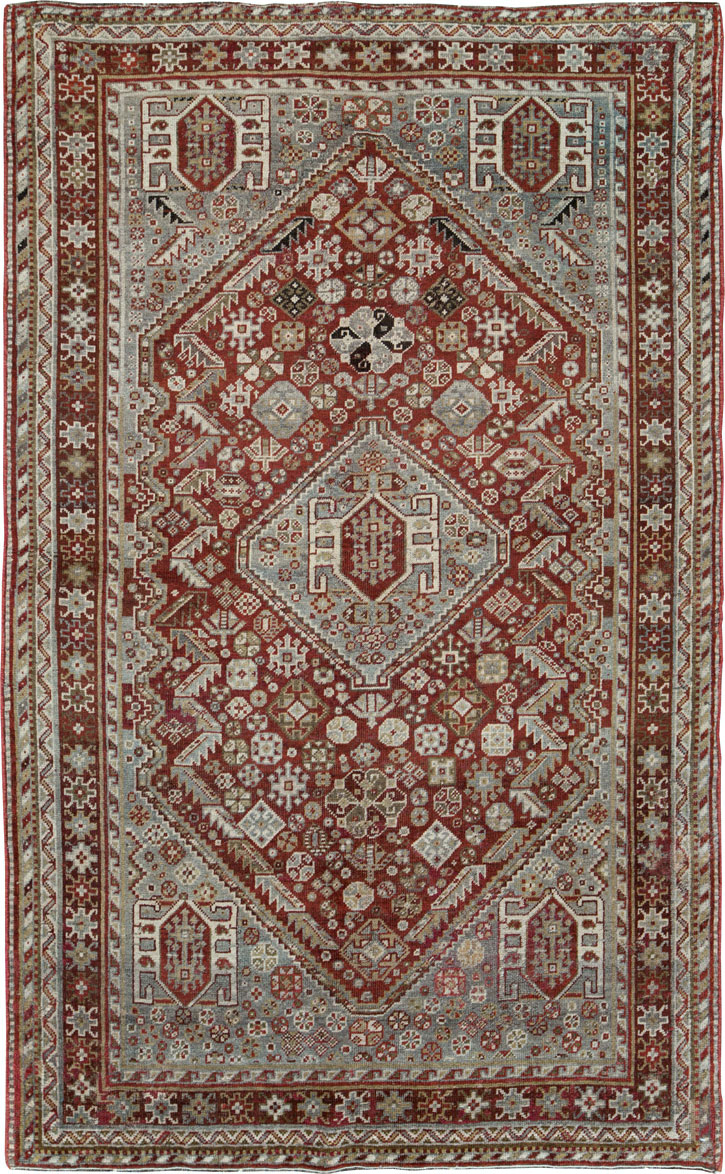 Antique Persian Qashqai Rug, No.20704 - Gsblank