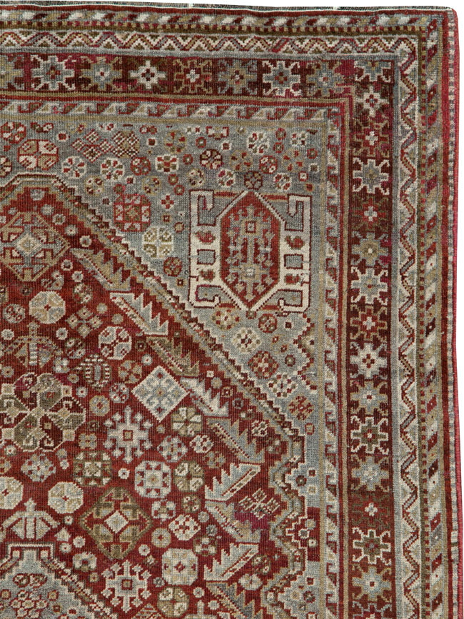 Antique Persian Qashqai Rug, No.20704 - Gsblank