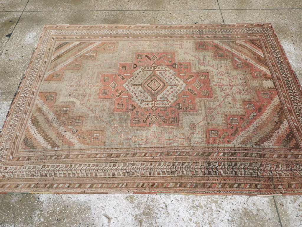 Vintage Persian Afshar Rug, No.20711 - Gsblank