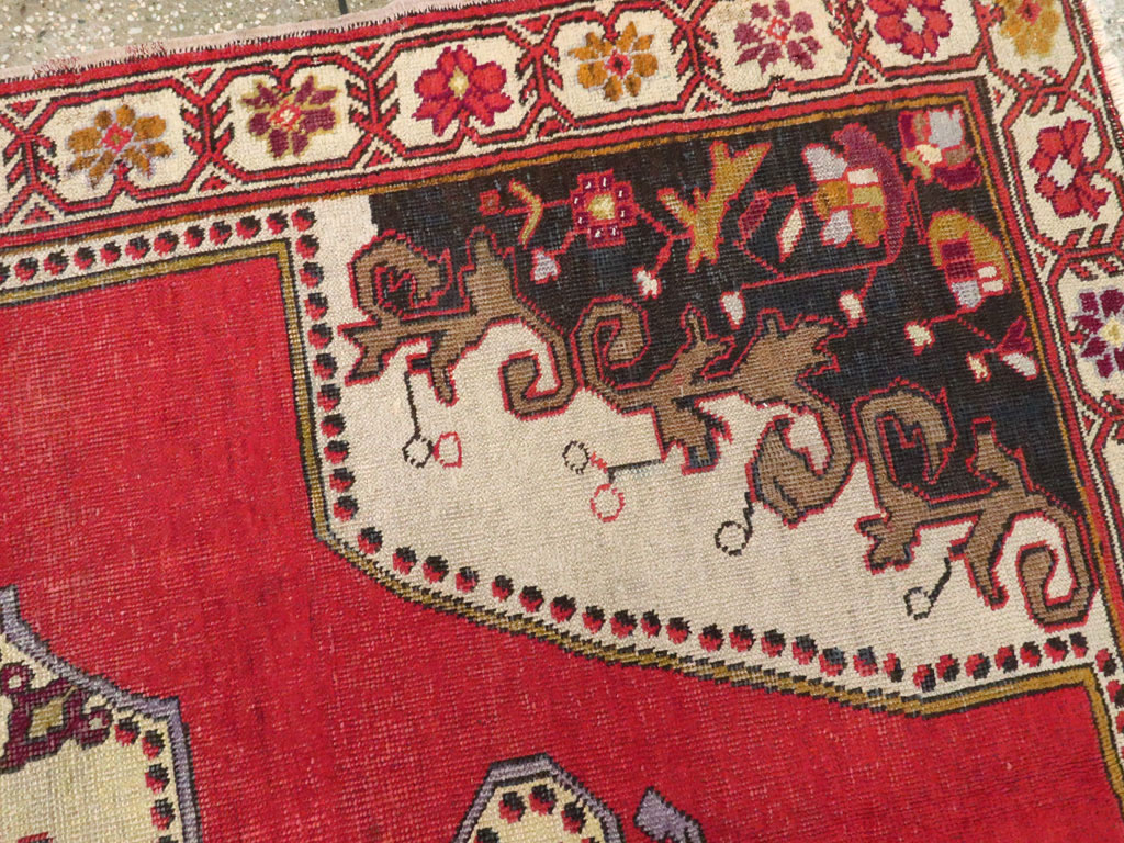 Vintage Turkish Oushak Rug, No.20732 - Gsblank