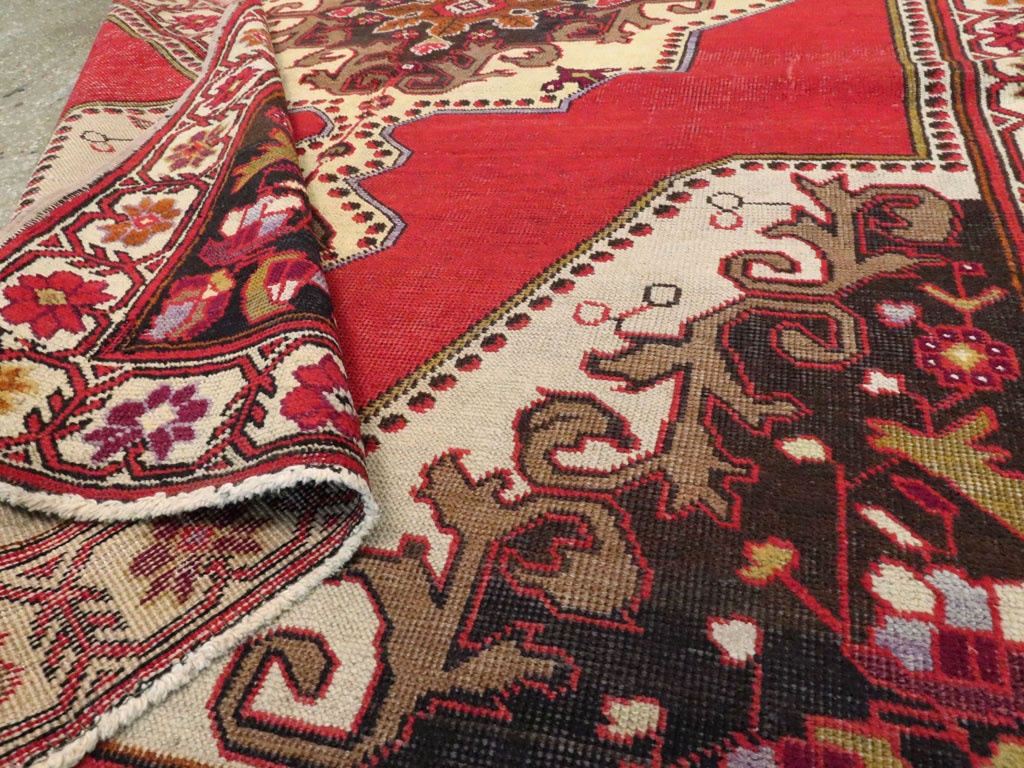 Vintage Turkish Oushak Rug, No.20732 - Gsblank