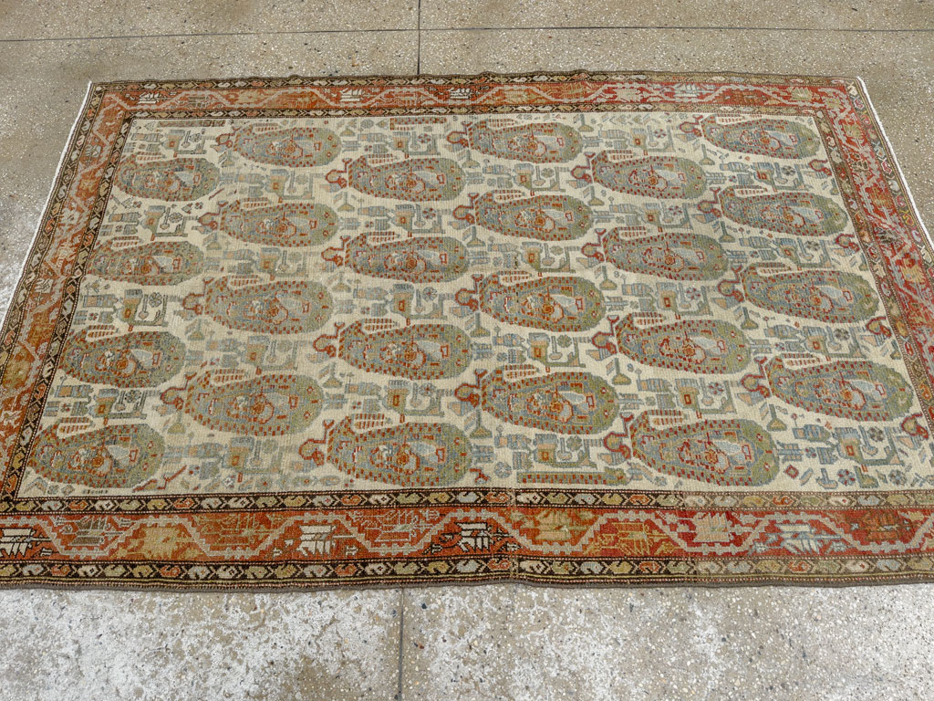 Antique Persian Malayer Rug, No.20748 - Gsblank