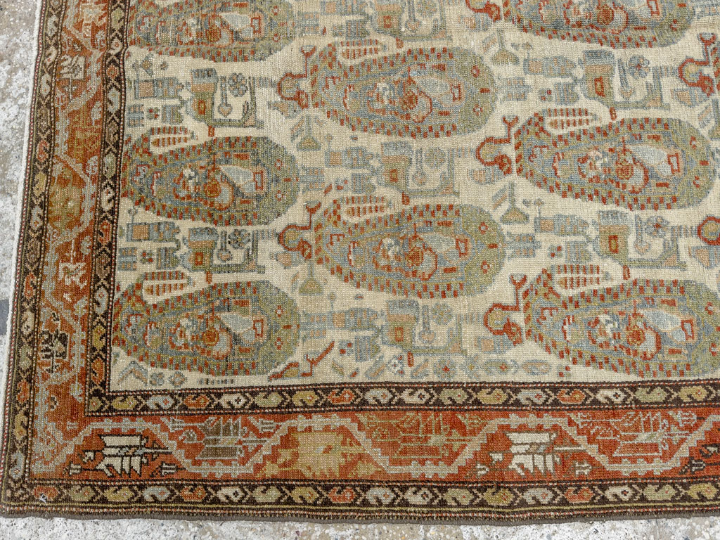 Antique Persian Malayer Rug, No.20748 - Gsblank