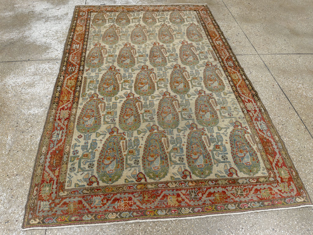 Antique Persian Malayer Rug, No.20748 - Gsblank