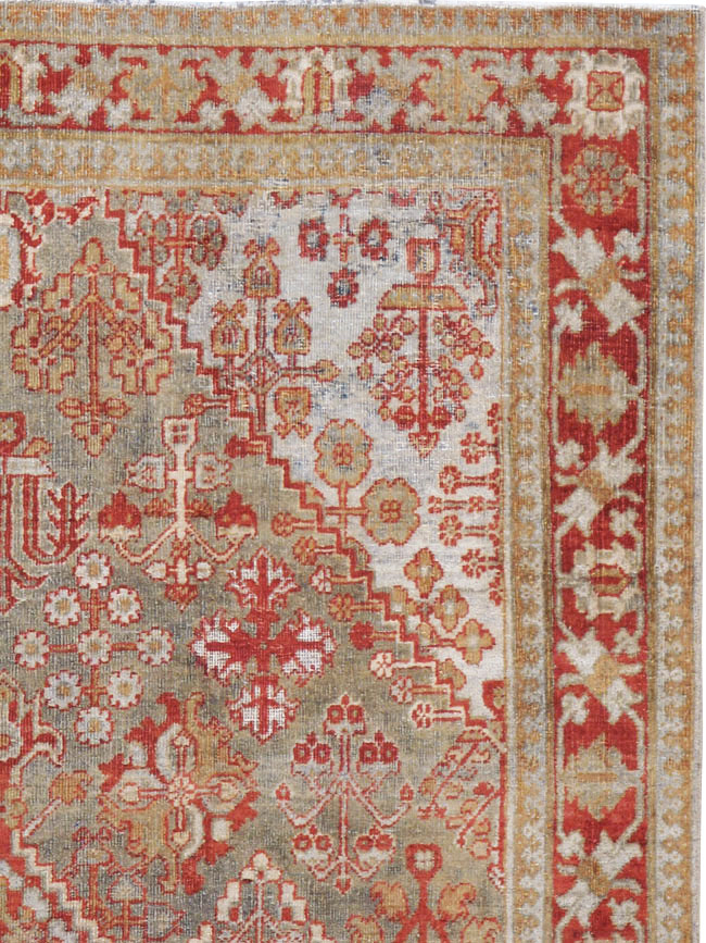 Vintage Persian Joshegan Rug, No.20759 - Gsblank