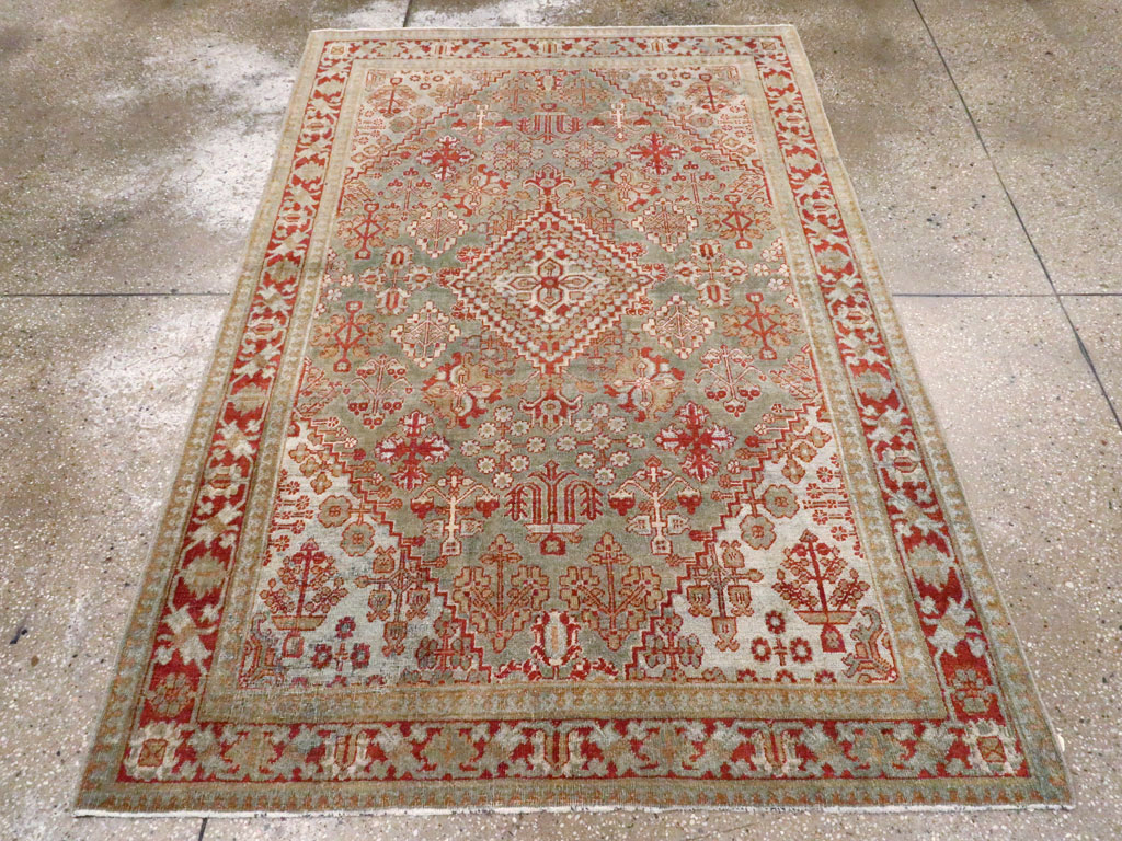 Vintage Persian Joshegan Rug, No.20759 - Gsblank