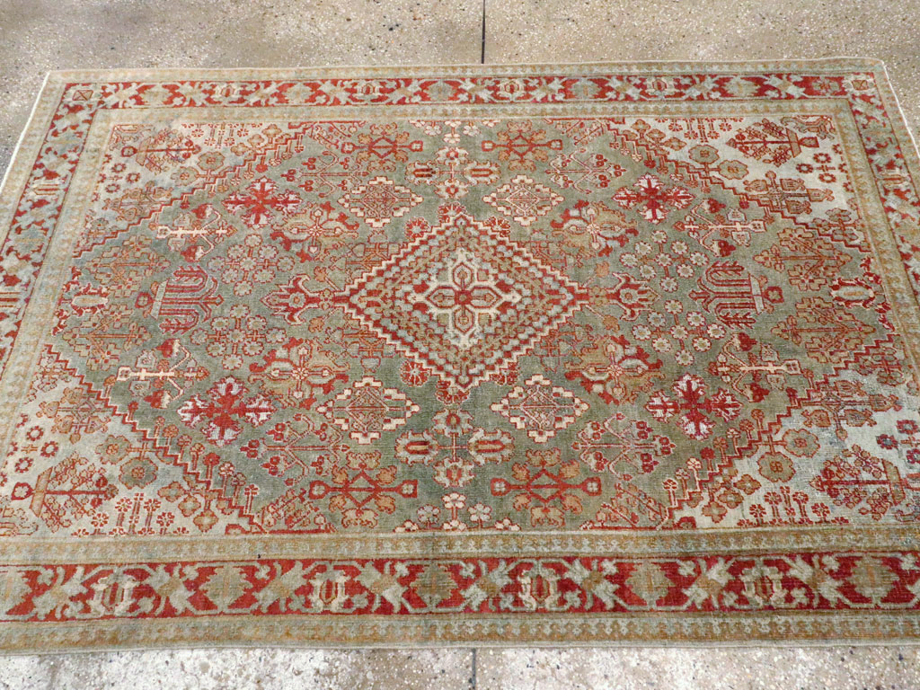 Vintage Persian Joshegan Rug, No.20759 - Gsblank