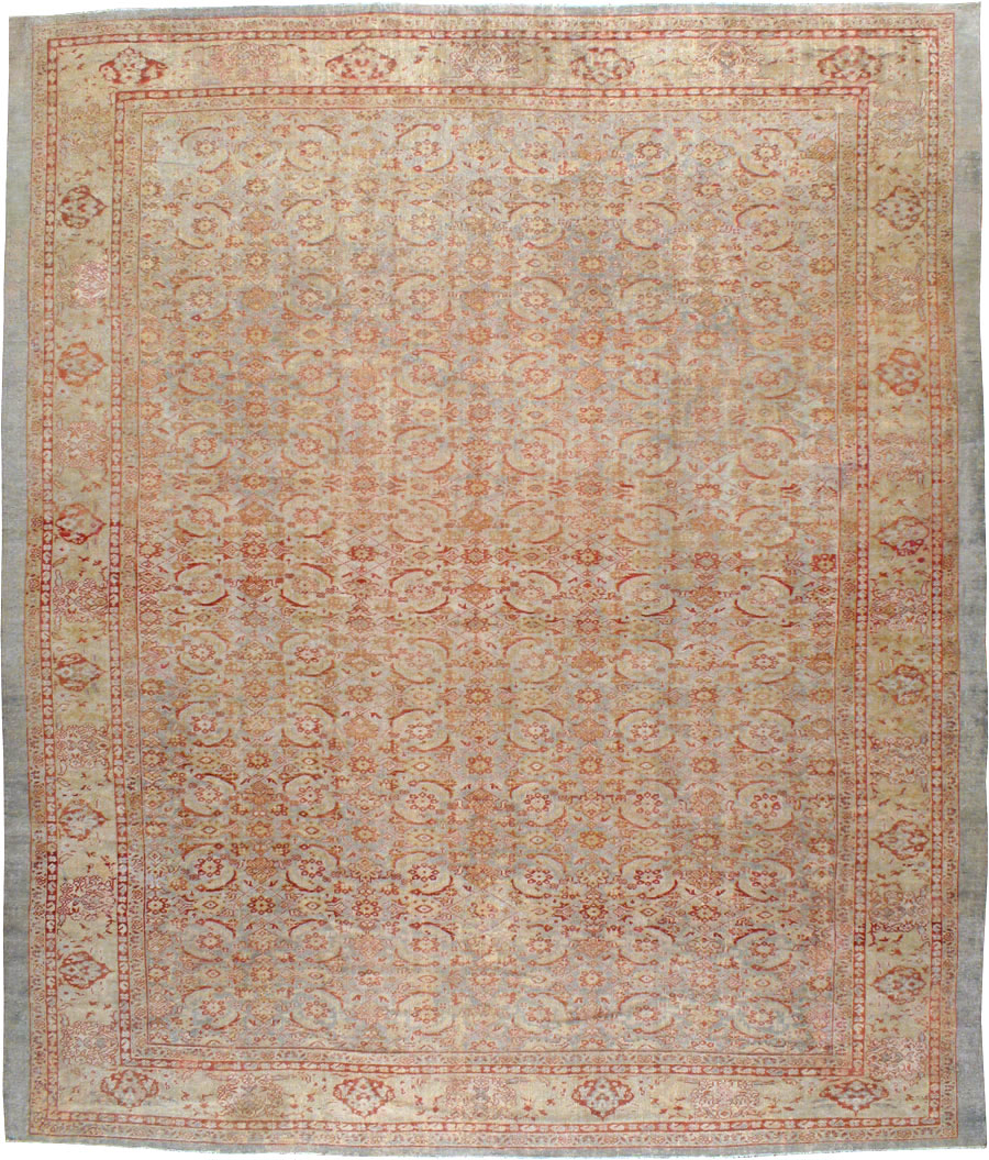 Antique Persian Mahal Square Carpet, No.20765 - Gsblank