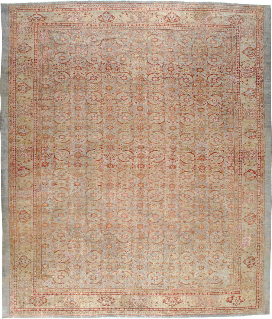 Antique Persian Mahal Square Carpet, No.20765 - Gsblank