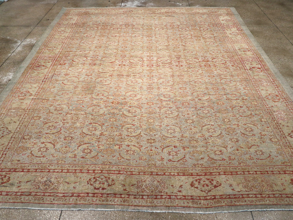 Antique Persian Mahal Square Carpet, No.20765 - Gsblank