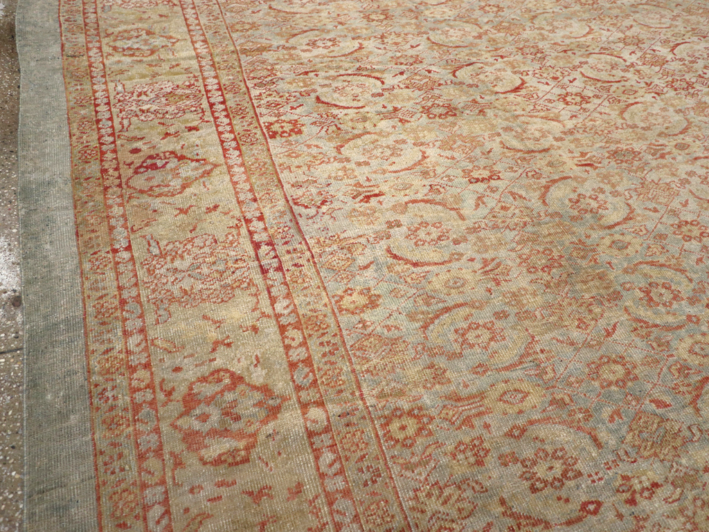 Antique Persian Mahal Square Carpet, No.20765 - Gsblank