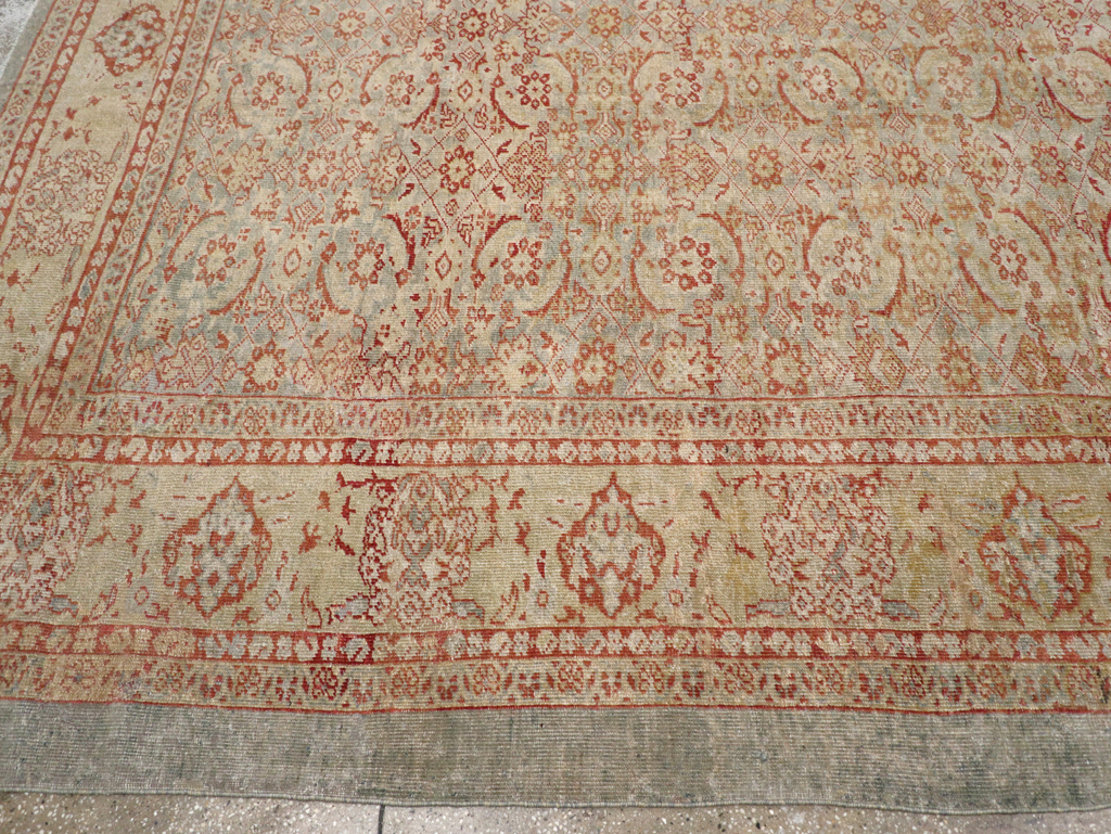 Antique Persian Mahal Square Carpet, No.20765 - Gsblank