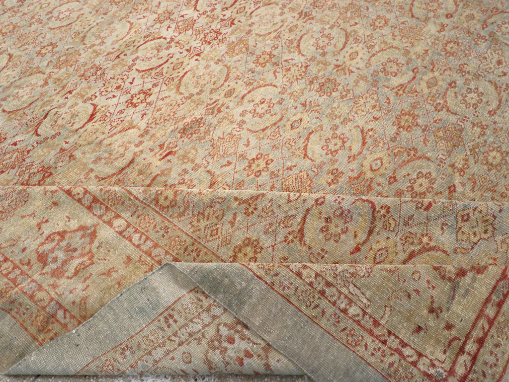 Antique Persian Mahal Square Carpet, No.20765 - Gsblank