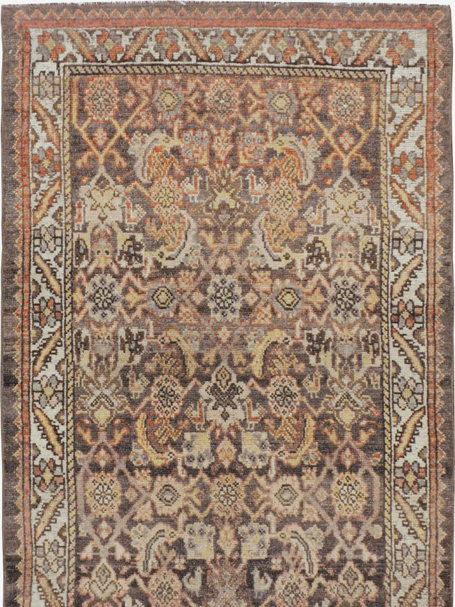 Vintage Persian Kurdish Runner, No.20778 - Gsblank