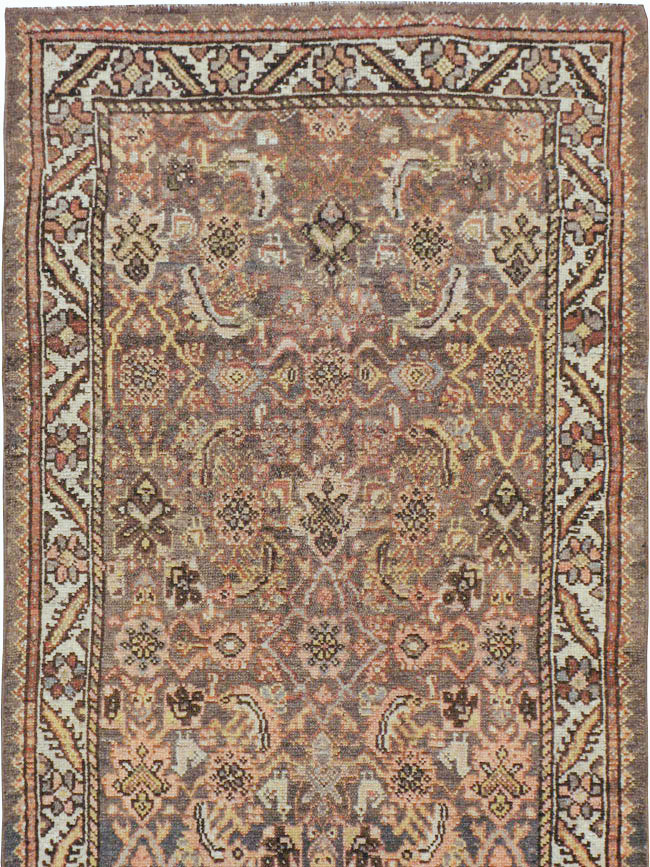 Vintage Persian Kurdish Runner, No.20778 - Gsblank