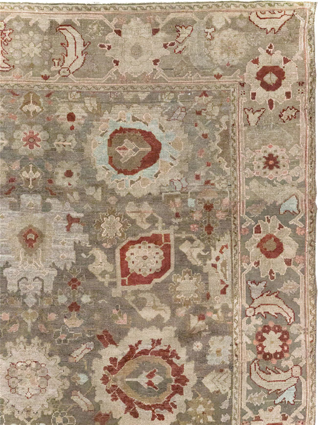 Antique Persian Malayer Wide Gallery Runner, No.20797 - Gsblank