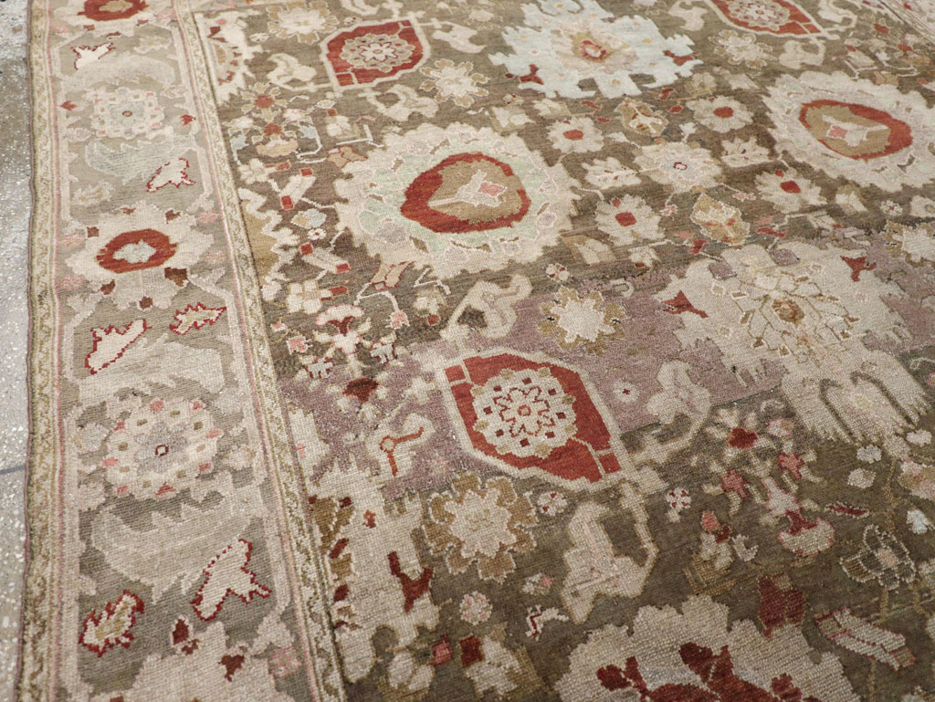 Antique Persian Malayer Wide Gallery Runner, No.20797 - Gsblank