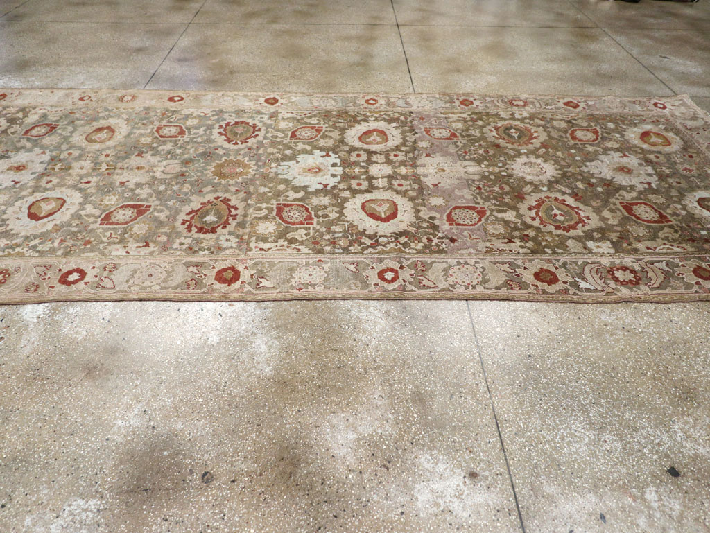 Antique Persian Malayer Wide Gallery Runner, No.20797 - Gsblank