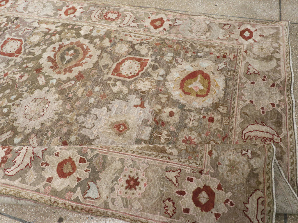 Antique Persian Malayer Wide Gallery Runner, No.20797 - Gsblank