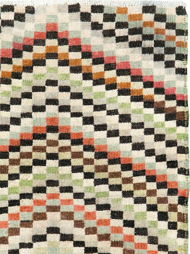 Vintage Deco Style Anatolian Rug, No.20808 - Gsblank