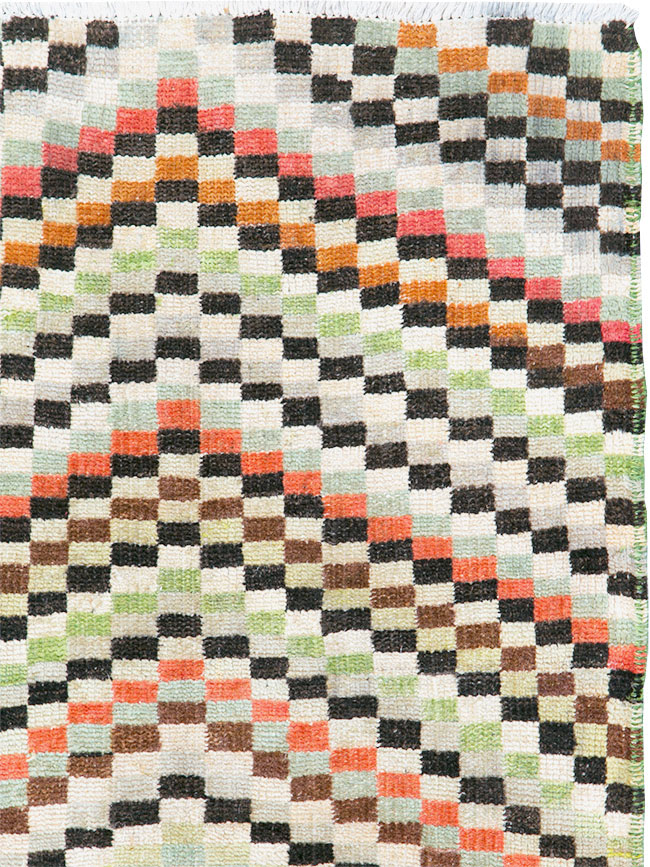Vintage Deco Style Anatolian Rug, No.20808 - Gsblank