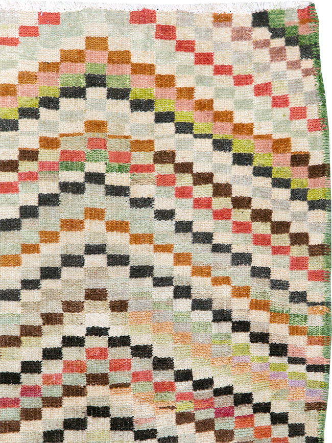 Vintage Deco Style Anatolian Rug, No.20808 - Gsblank
