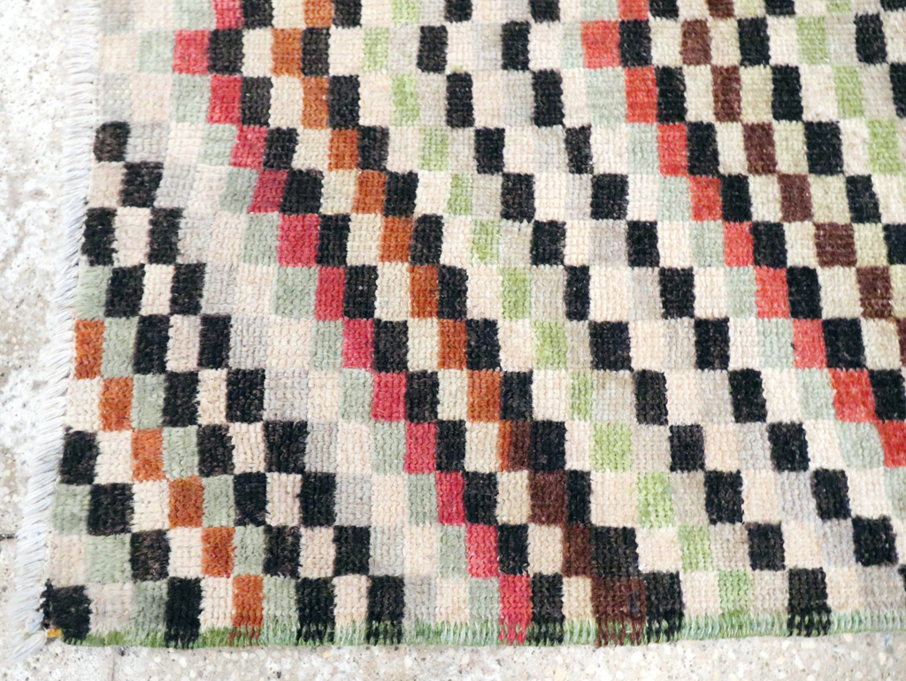 Vintage Deco Style Anatolian Rug, No.20808 - Gsblank