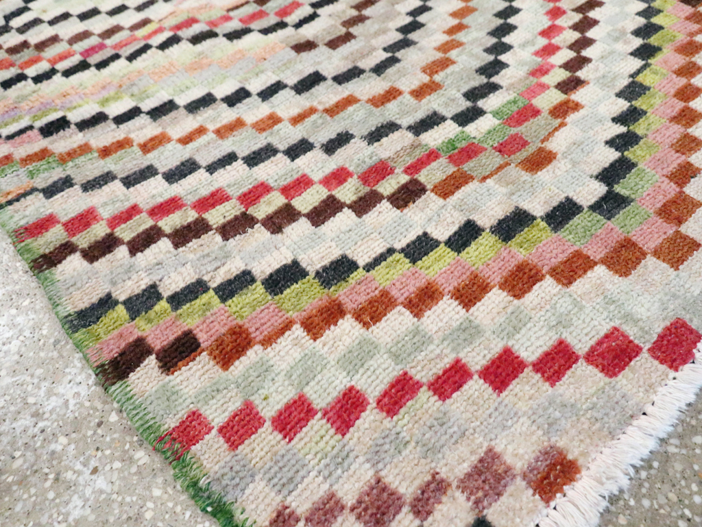 Vintage Deco Style Anatolian Rug, No.20808 - Gsblank